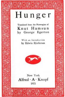 Hunger by Knut Hamsun