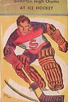 The Chums of Scranton High at Ice Hockey by Donald Ferguson